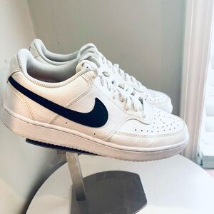 Nike Court Vision Low Next Black and White Women’s Lifestyle sneakers Size 8.5